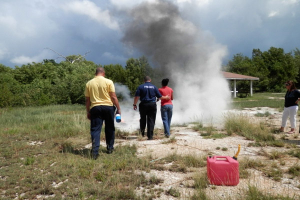 Members of Staff attended the Cayman Islands Fire Brigade