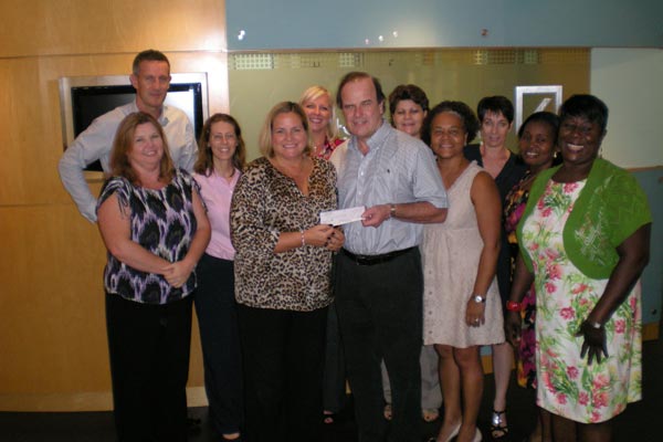 Deutsche Bank (Cayman) Ltd. Donated funds