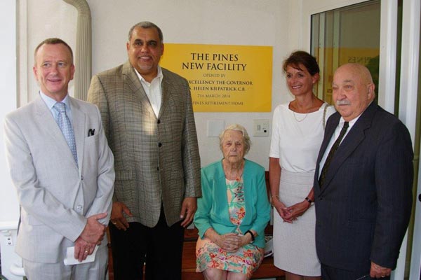 The New building was formally opened by Her Excellency The Governor,